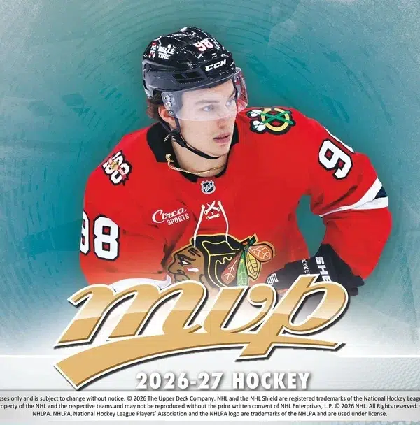2026-27 Upper Deck MVP Hockey NHL Hobby Box - Sealed
