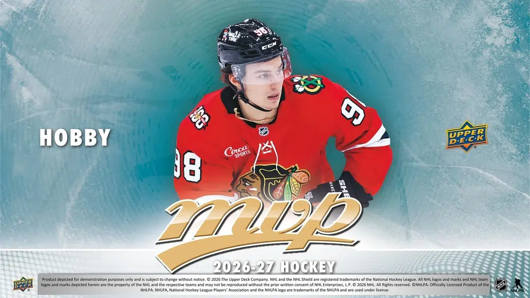 2026-27 Upper Deck MVP Hockey NHL Hobby Box - Sealed