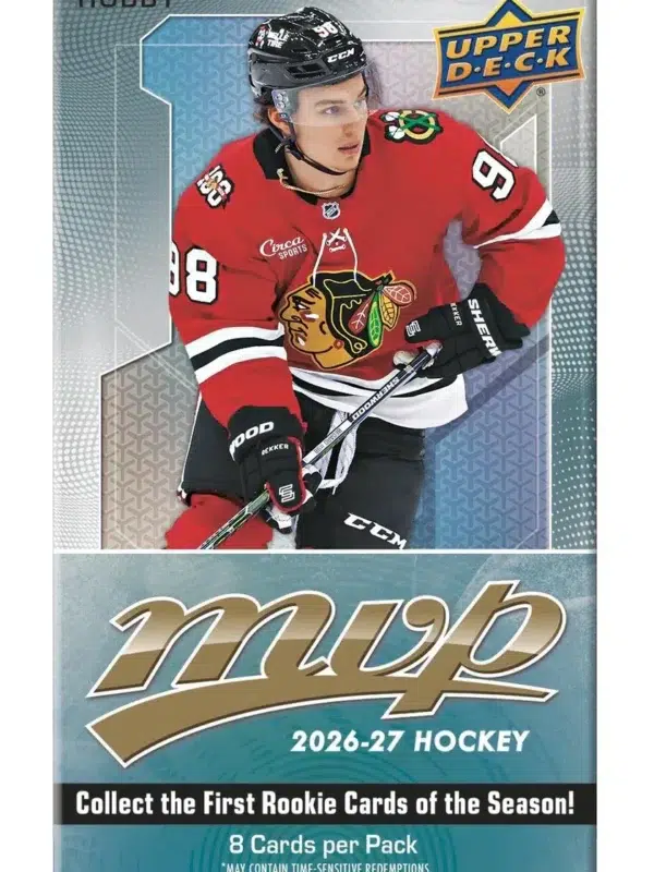 2026-27 Upper Deck MVP Hockey NHL Hobby Box - Sealed