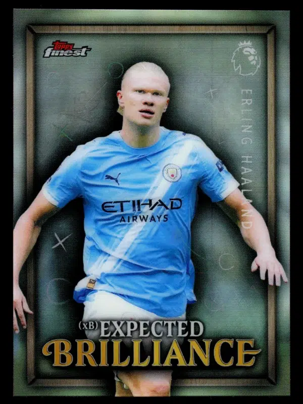 2026 Erling Haaland #XB-25 Topps Finest Premier League Expected Brilliance
