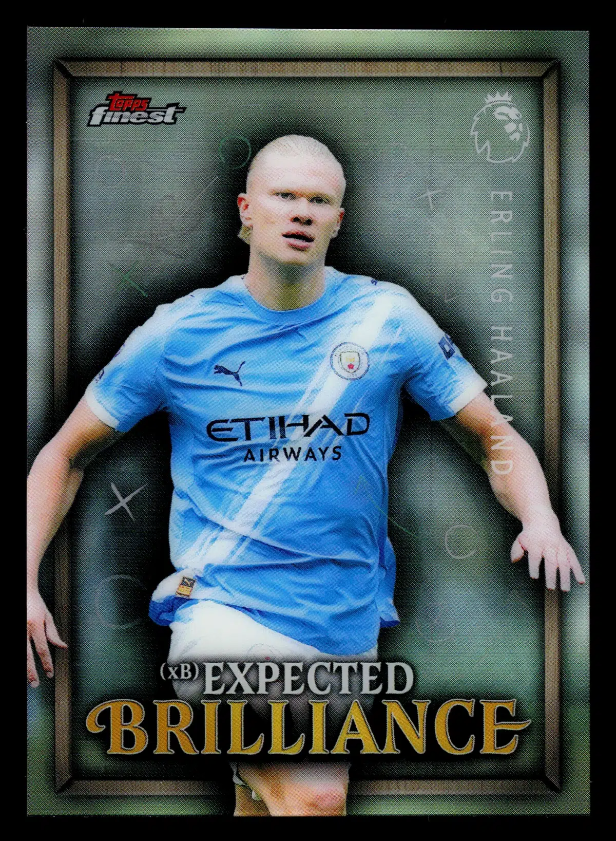 2026 Erling Haaland #XB-25 Topps Finest Premier League Expected Brilliance