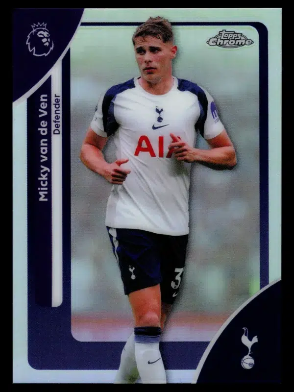 2026 Micky van de Ven #174 Topps Chrome Premier League Refractor