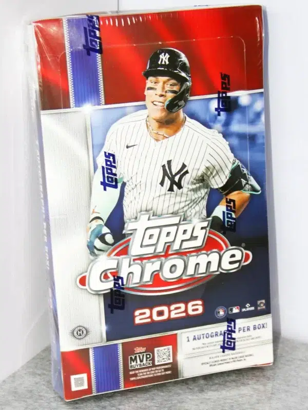 2026 Topps Chrome Baseball MLB Hobby Box - Sealed