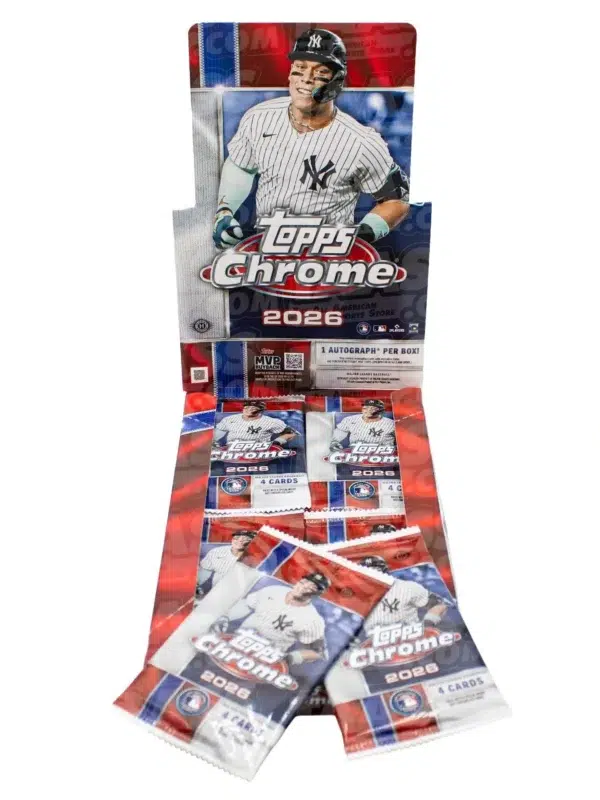 2026 Topps Chrome Baseball MLB Hobby Box - Sealed