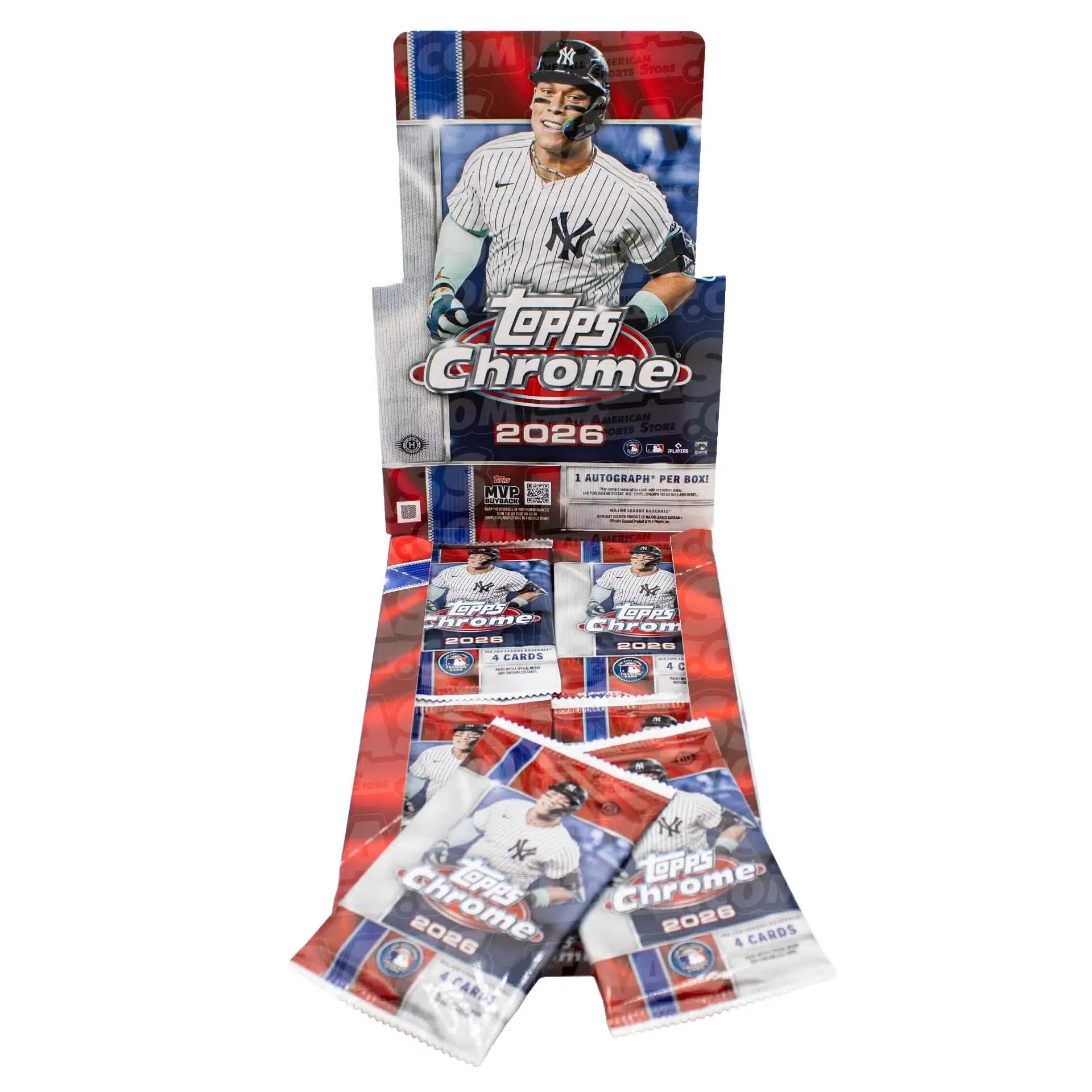 2026 Topps Chrome Baseball MLB Hobby Box - Sealed
