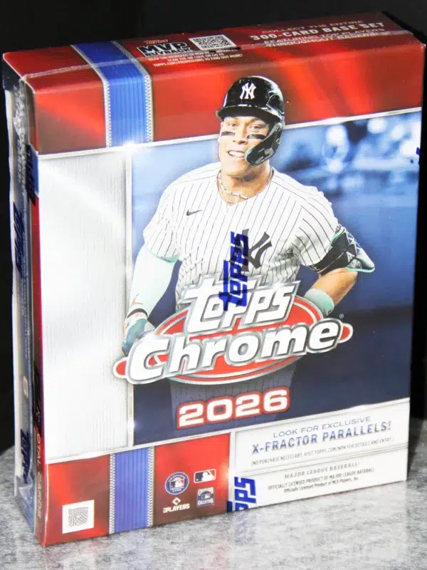 2026 Topps Chrome Baseball MLB Mega Box - Sealed