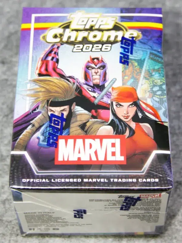 2026 Topps Chrome Marvel Value Box - Sealed