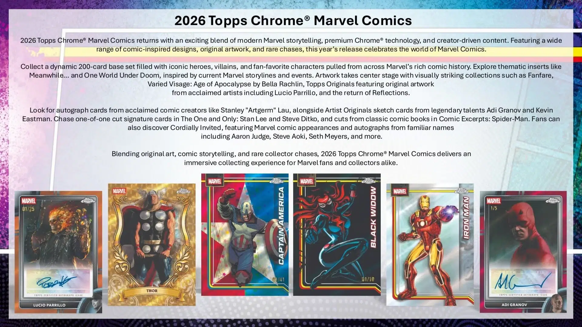 2026 Topps Chrome Marvel Value Box - Sealed