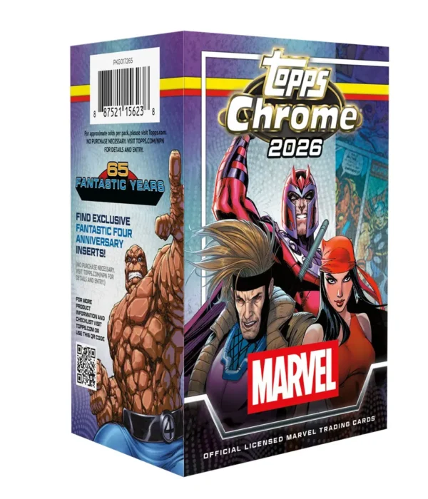 2026 Topps Chrome Marvel Value Box - Sealed