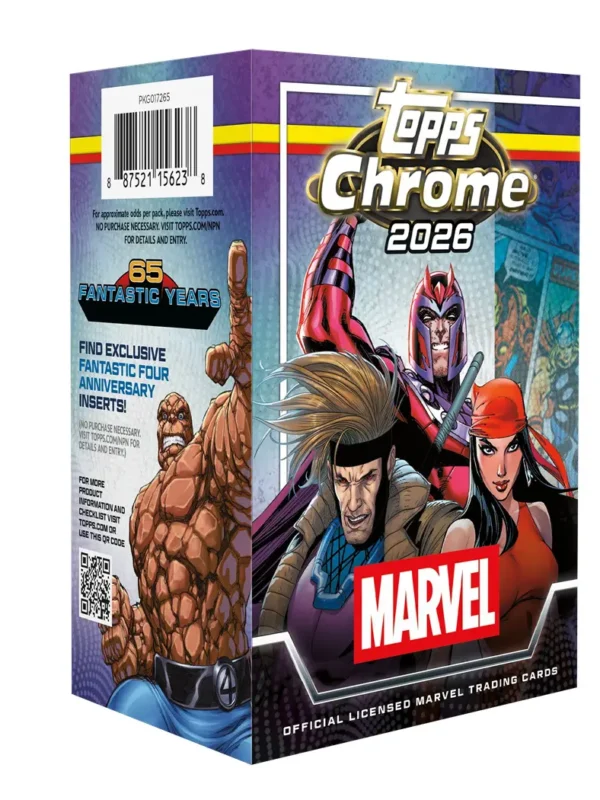 2026 Topps Chrome Marvel Value Box - Sealed