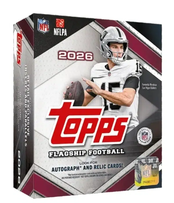 2026 Topps Flagship Football NFL Mega Box - Sealed