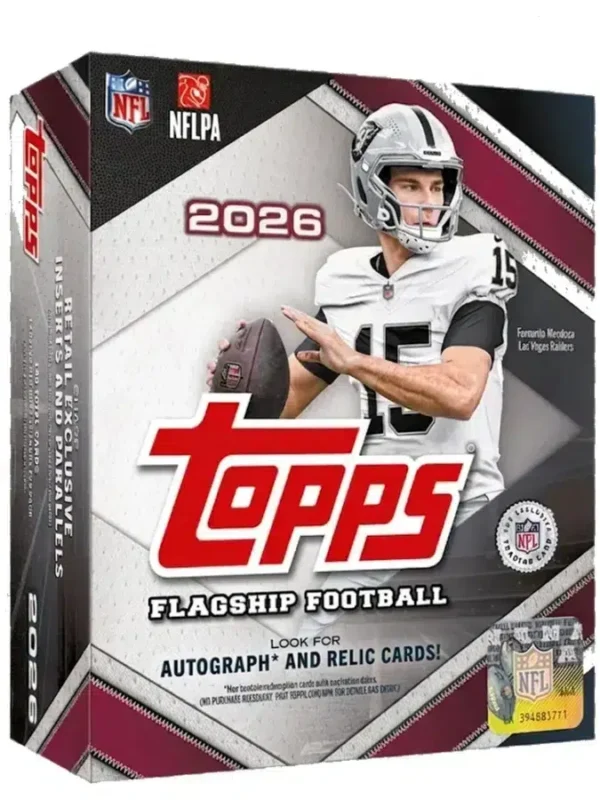 2026 Topps Flagship Football NFL Mega Box - Sealed