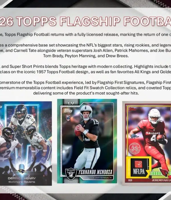 2026 Topps Flagship Football NFL Value Box - Sealed