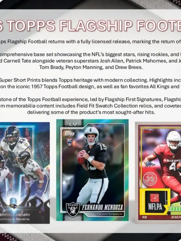 2026 Topps Flagship Football NFL Value Box - Sealed