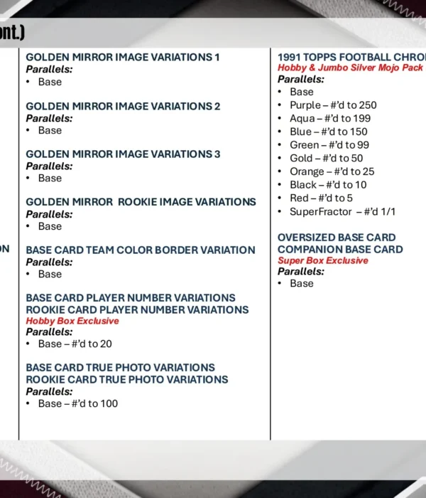 2026 Topps Flagship Football NFL Value Box - Sealed