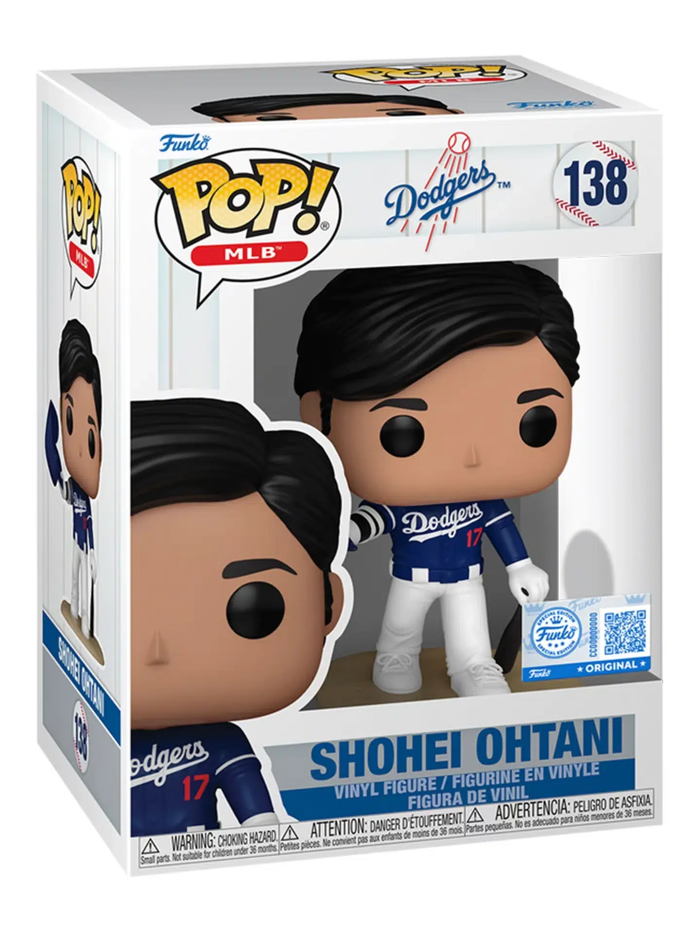 Funko POP! Shohei Ohtani #138 MLB Baseball Los Angeles Dodgers (Salute)