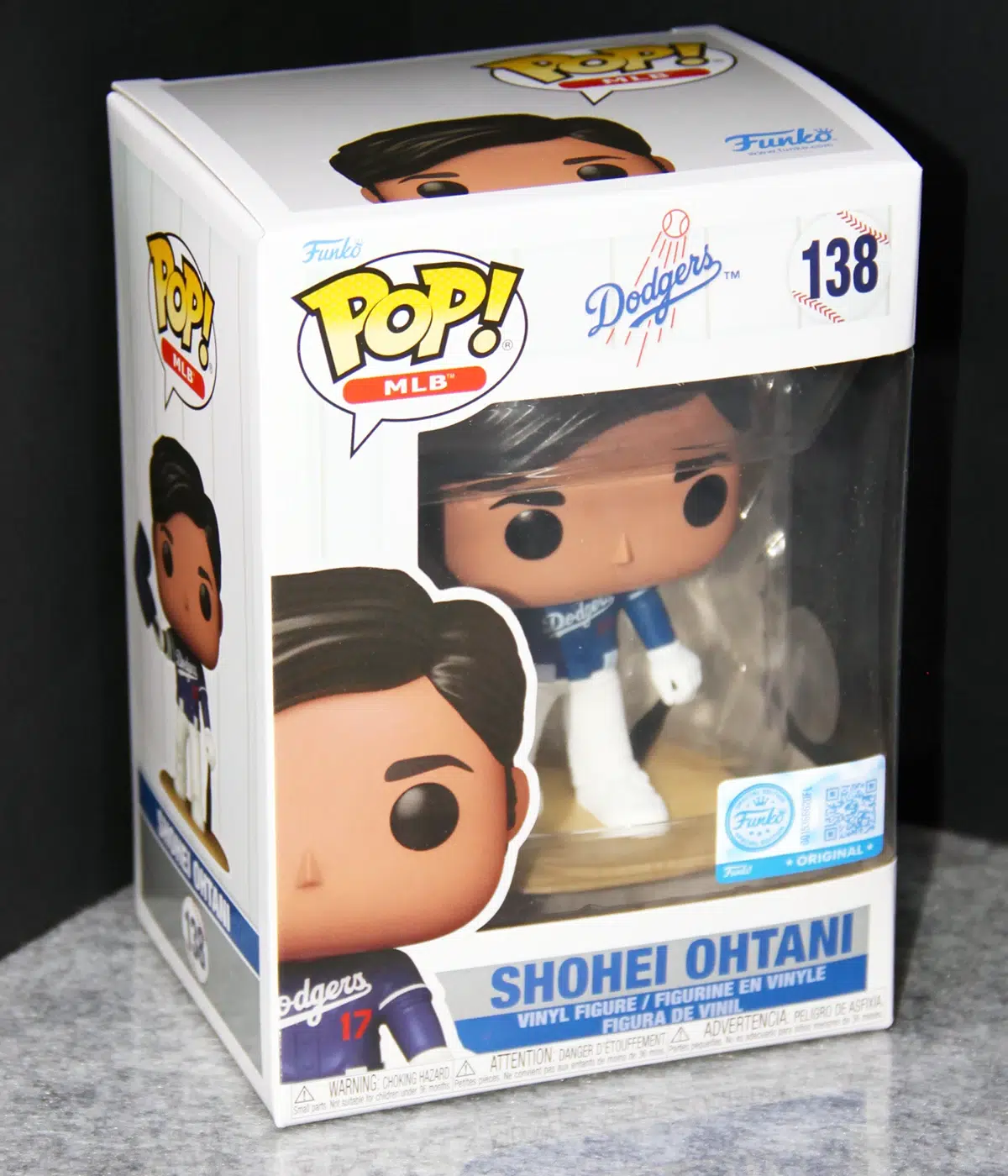 Funko POP! Shohei Ohtani #138 MLB Baseball Los Angeles Dodgers (Salute)