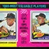 1975 Zoilo Versalles Willie Mays #203 Topps 1965 Most Valuable Players - front
