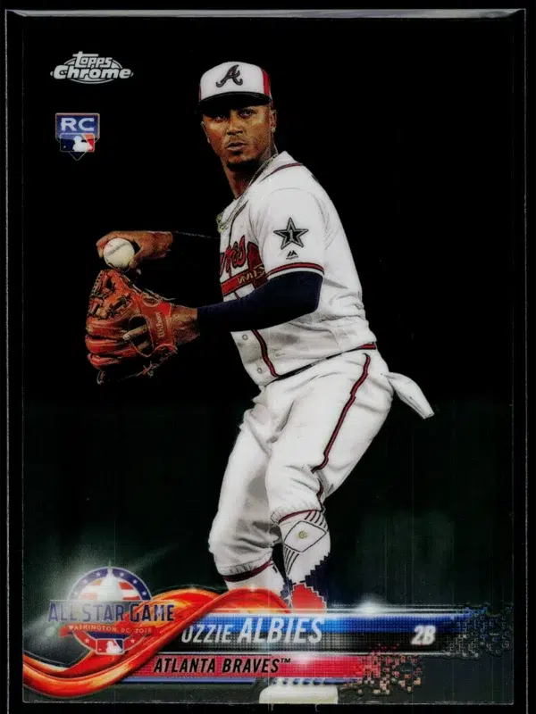 2018 Ozzie Albies #HMT76 Topps Chrome Update All Star RC - front