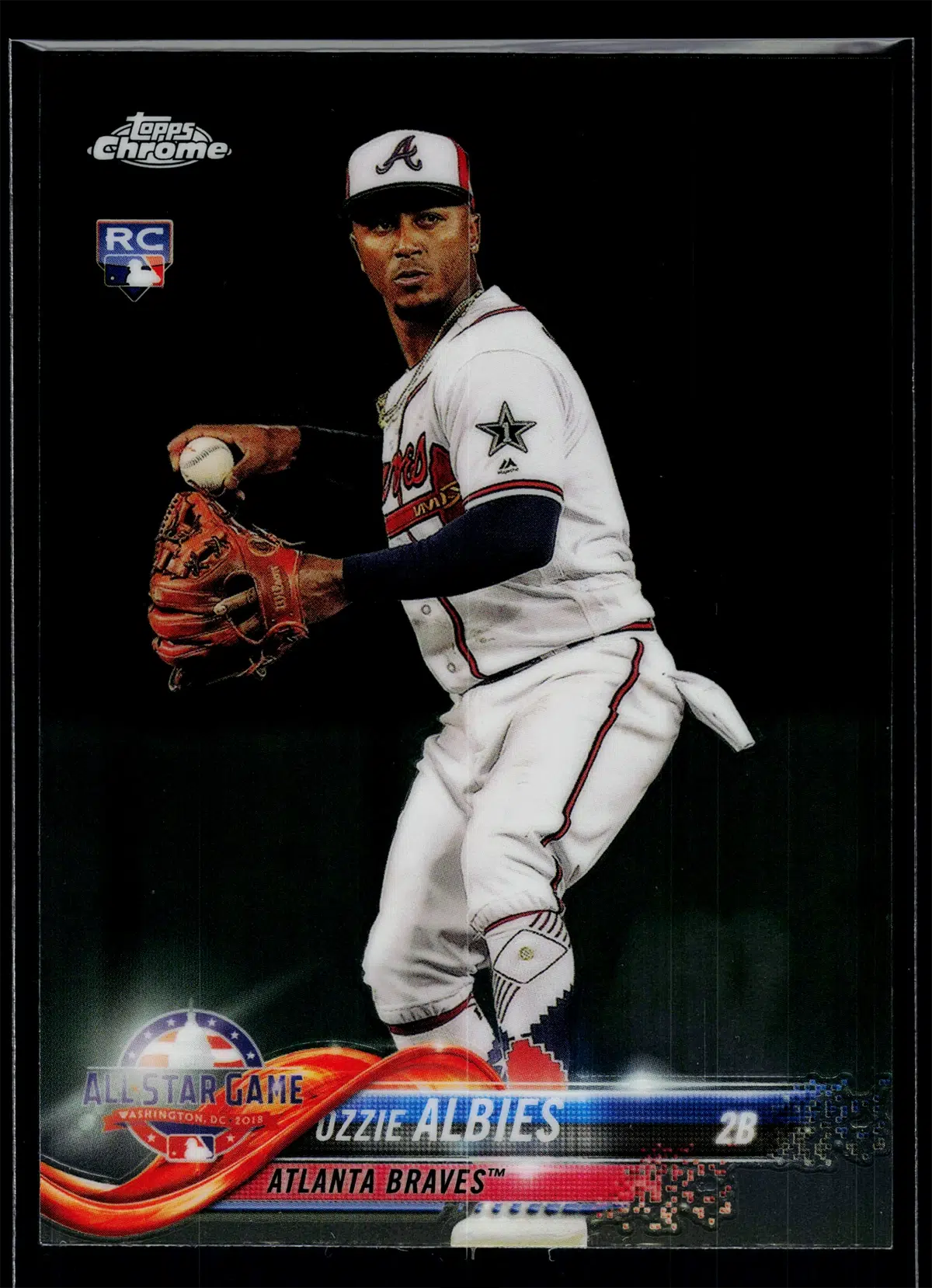 2018 Ozzie Albies #HMT76 Topps Chrome Update All Star RC - front