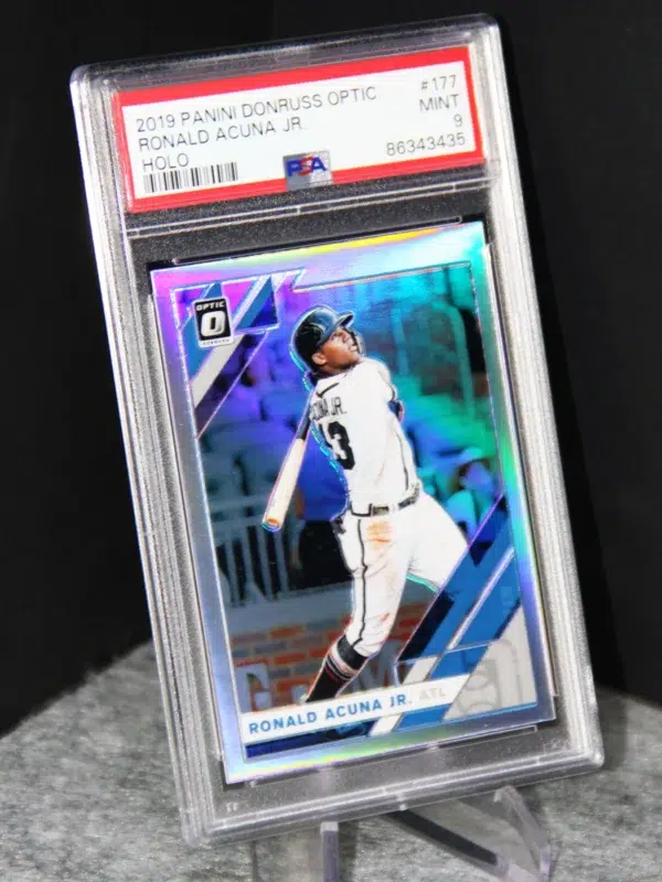 2019 Ronald Acuña Jr. #177 Panini Donruss Optic Holo - stand
