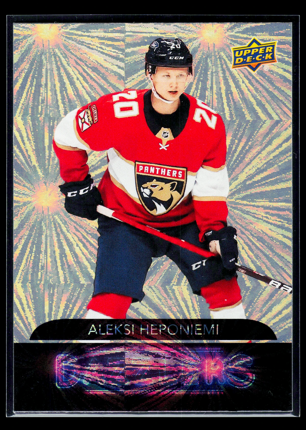 2020 21 Aleksi Heponiemi #DZ 119 Upper Deck Extended Series Dazzlers - front
