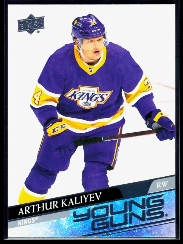 2020 21 Arthur Kaliyev #701 Upper Deck Extended Series Young Guns - front