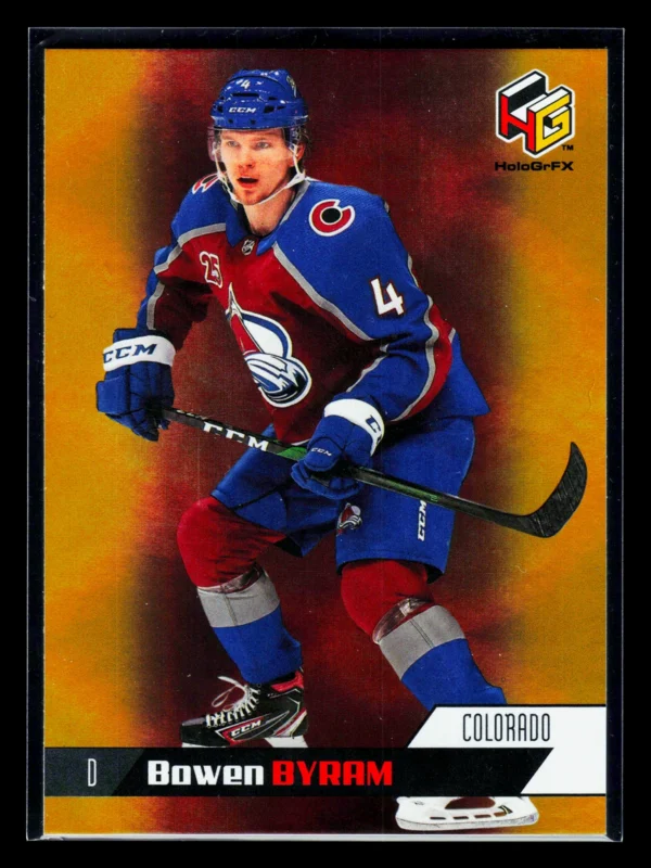 2020 21 Bowen Byram #HG 20 Upper Deck Extended Series HoloGrFX - front