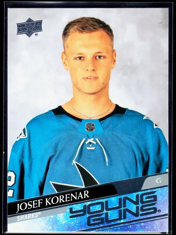 2020 21 Josef Korenar #715 Upper Deck Extended Series Young Guns - front