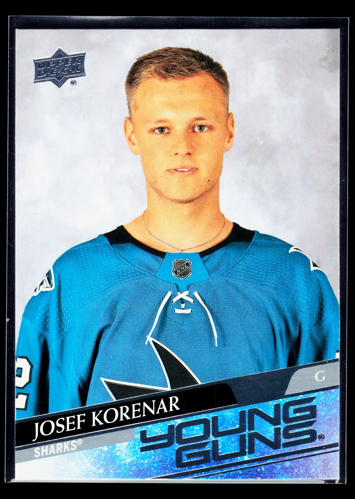 2020 21 Josef Korenar #715 Upper Deck Extended Series Young Guns - front