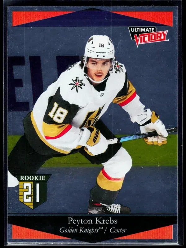 2020 21 Peyton Krebs #UV 22 Upper Deck Extended Series Ultimate Victory - front