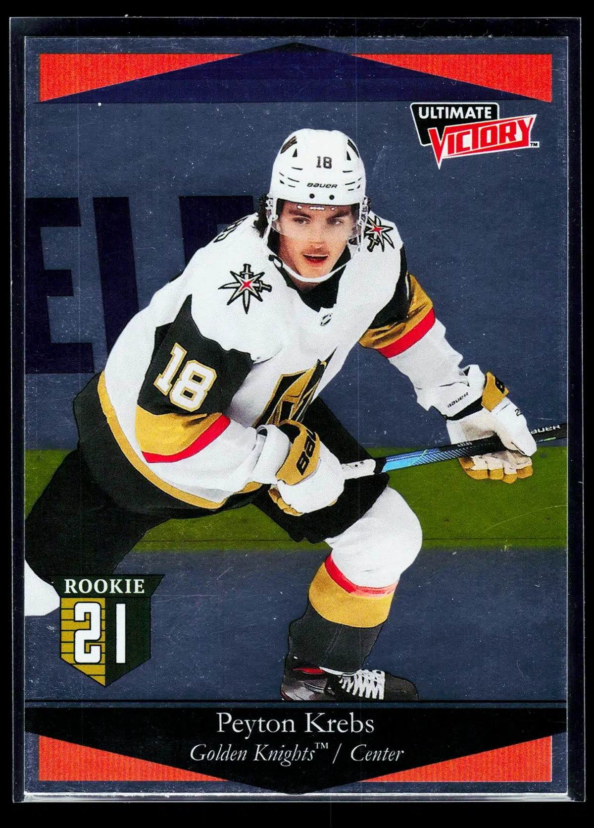 2020 21 Peyton Krebs #UV 22 Upper Deck Extended Series Ultimate Victory - front