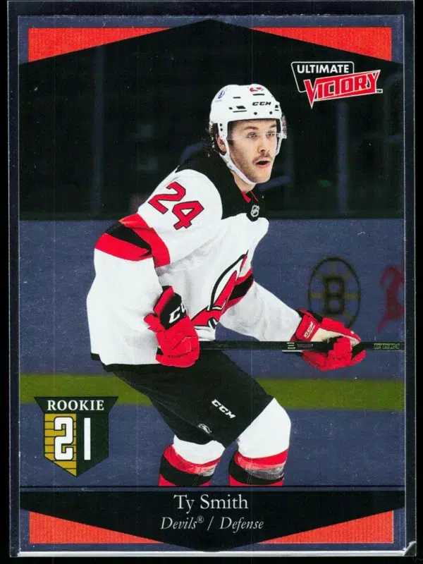 2020 21 Ty Smith #UV 31 Upper Deck Extended Series Ultimate Victory - front