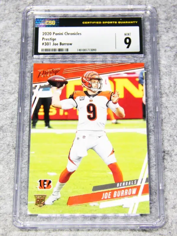2020 Joe Burrow #301 Panini Chronicles Prestige RC - front
