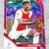 2021-22 David Neres #103 Topps Chrome UEFA Champions League Pink Mini-Diamond /175