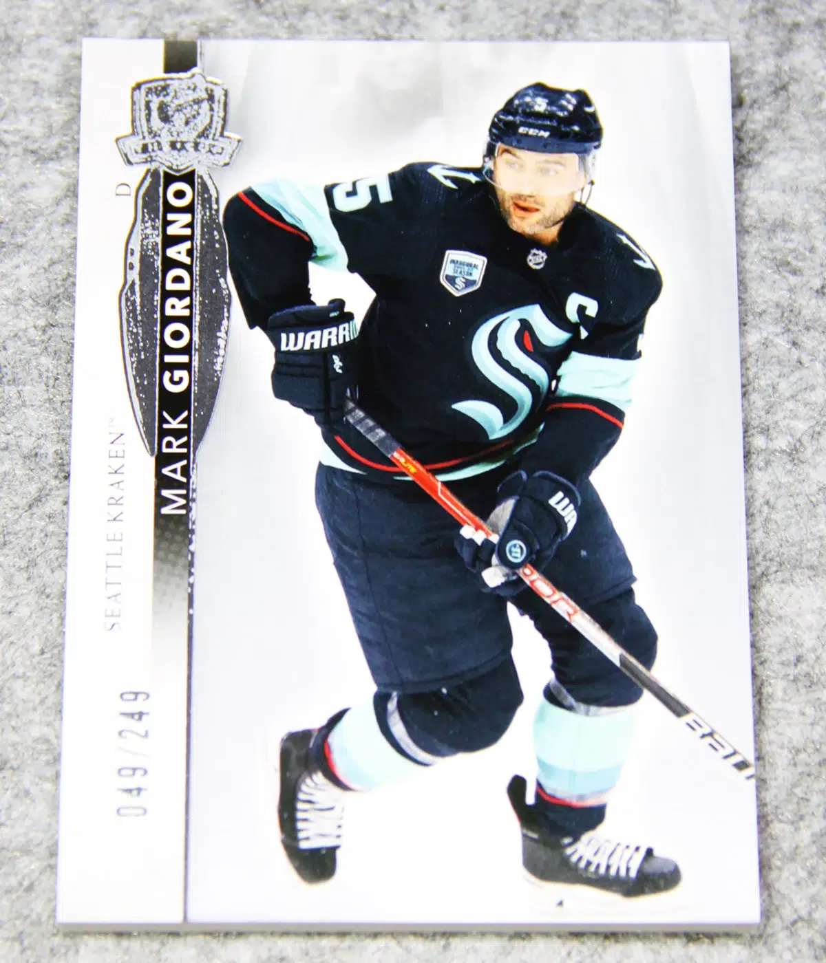2021 22 Mark Giordano #51 Upper Deck The Cup of 249 - front