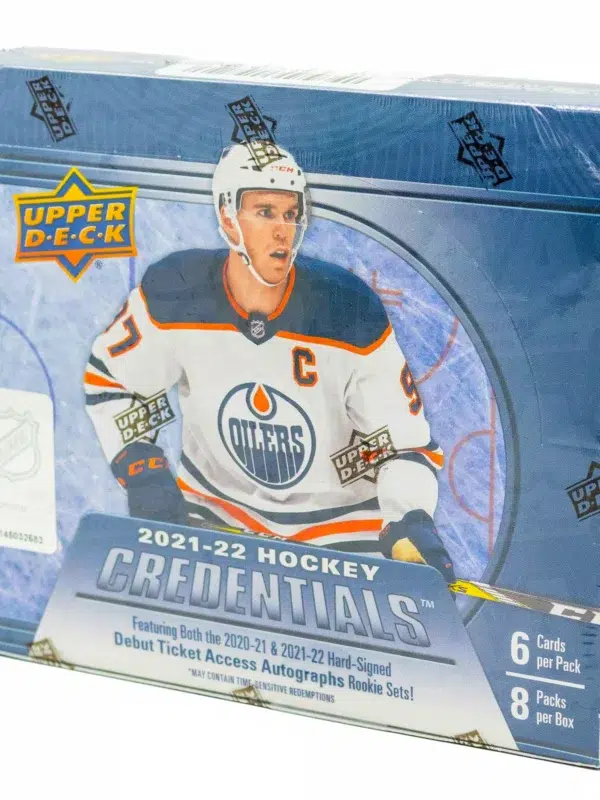 2021-22 Upper Deck Credentials Hockey NHL Hobby Box