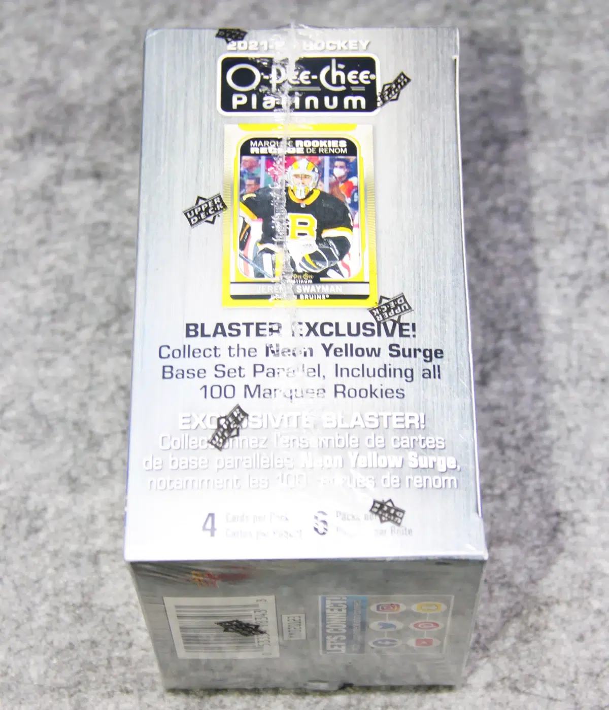 2021-22 Upper Deck O-Pee-Chee Platinum Hockey NHL Blaster Box