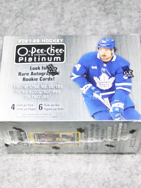 2021 22 Upper Deck O Pee Chee Platinum Hockey NHL Blaster Box - front