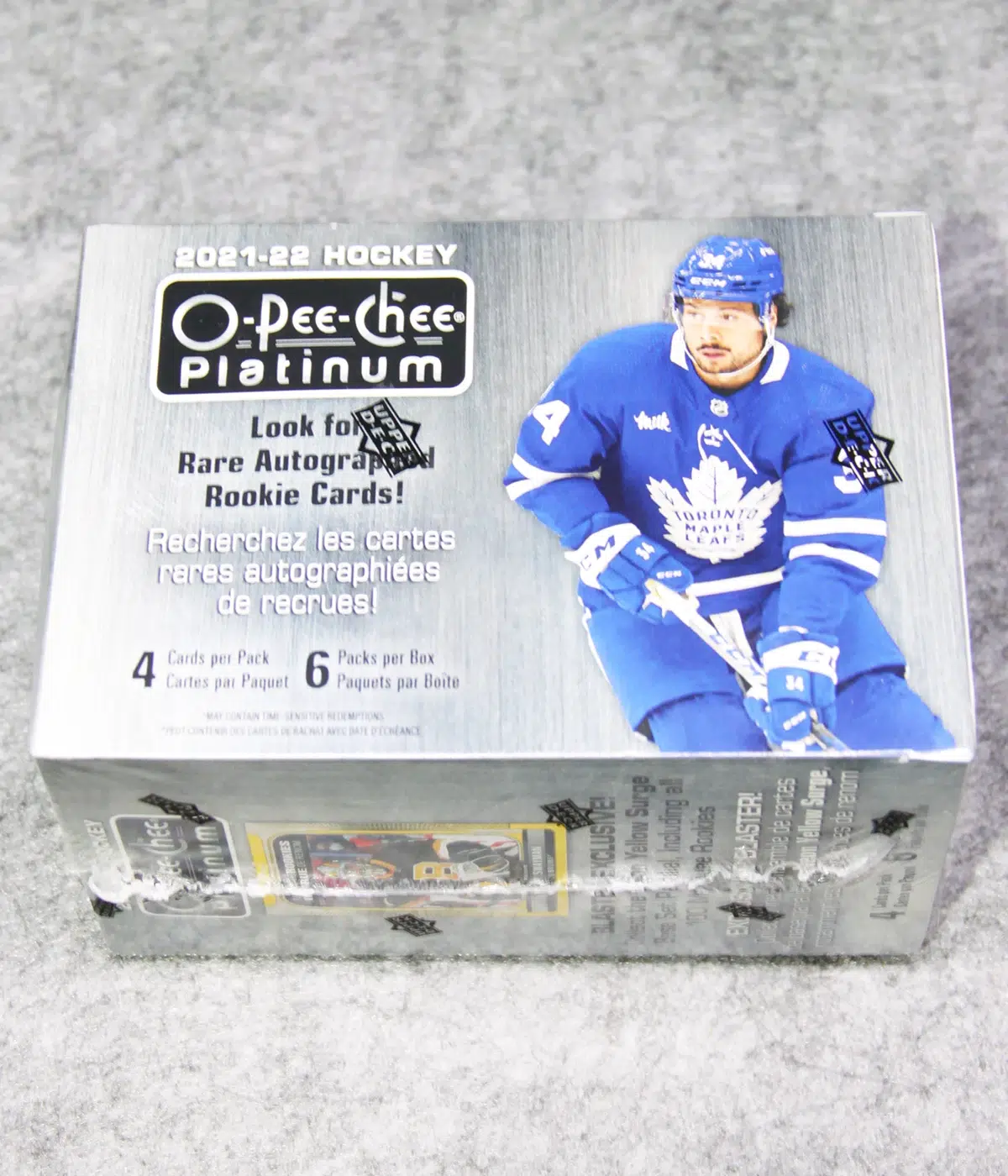 2021 22 Upper Deck O Pee Chee Platinum Hockey NHL Blaster Box - front