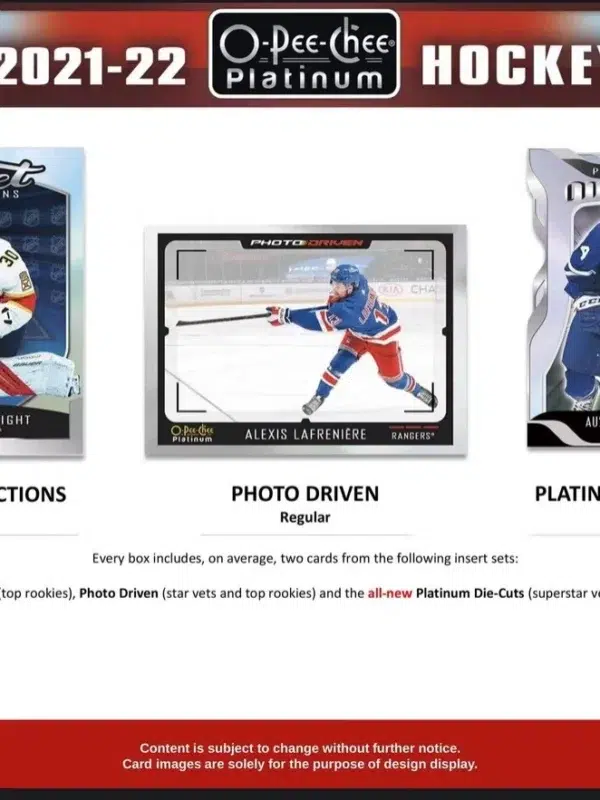 2021-22 Upper Deck O-Pee-Chee Platinum Hockey NHL Blaster Box