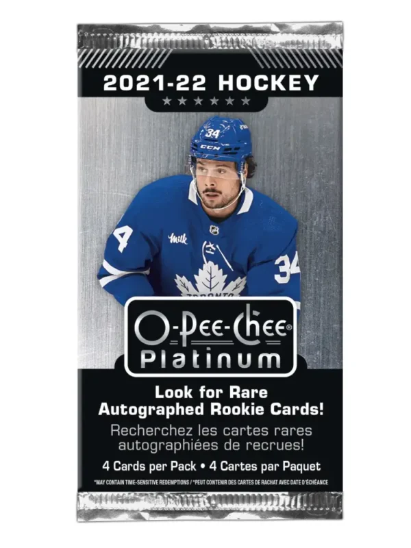 2021-22 Upper Deck O-Pee-Chee Platinum Hockey NHL Blaster Box