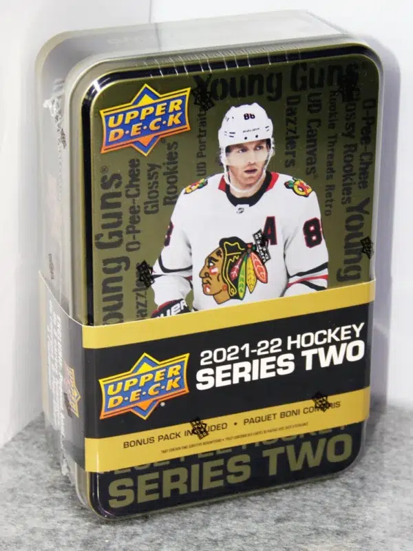 2021 22 Upper Deck Series Two Hockey NHL Tin - stand