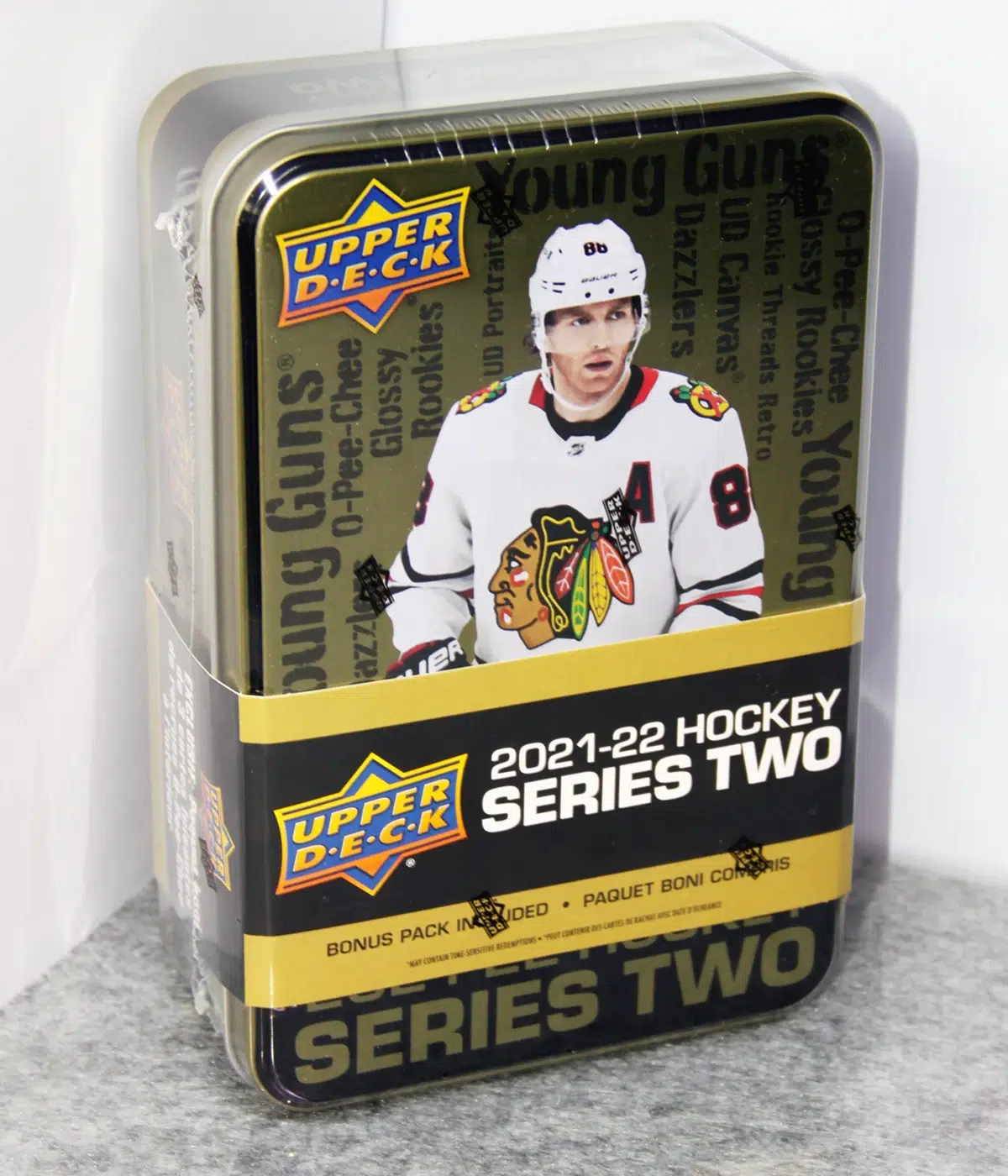 2021 22 Upper Deck Series Two Hockey NHL Tin - stand
