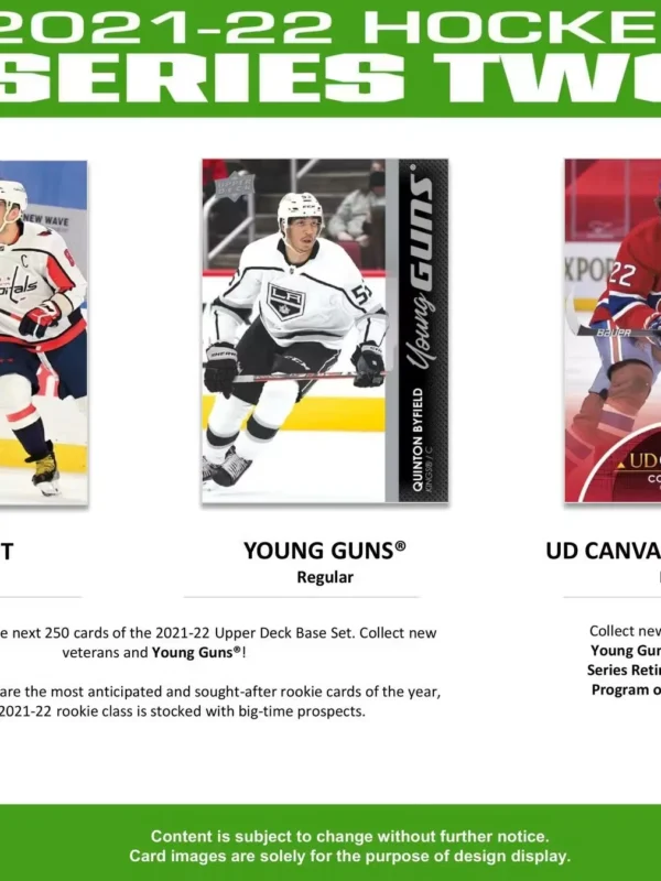 2021-22 Upper Deck Series Two Hockey NHL Tin
