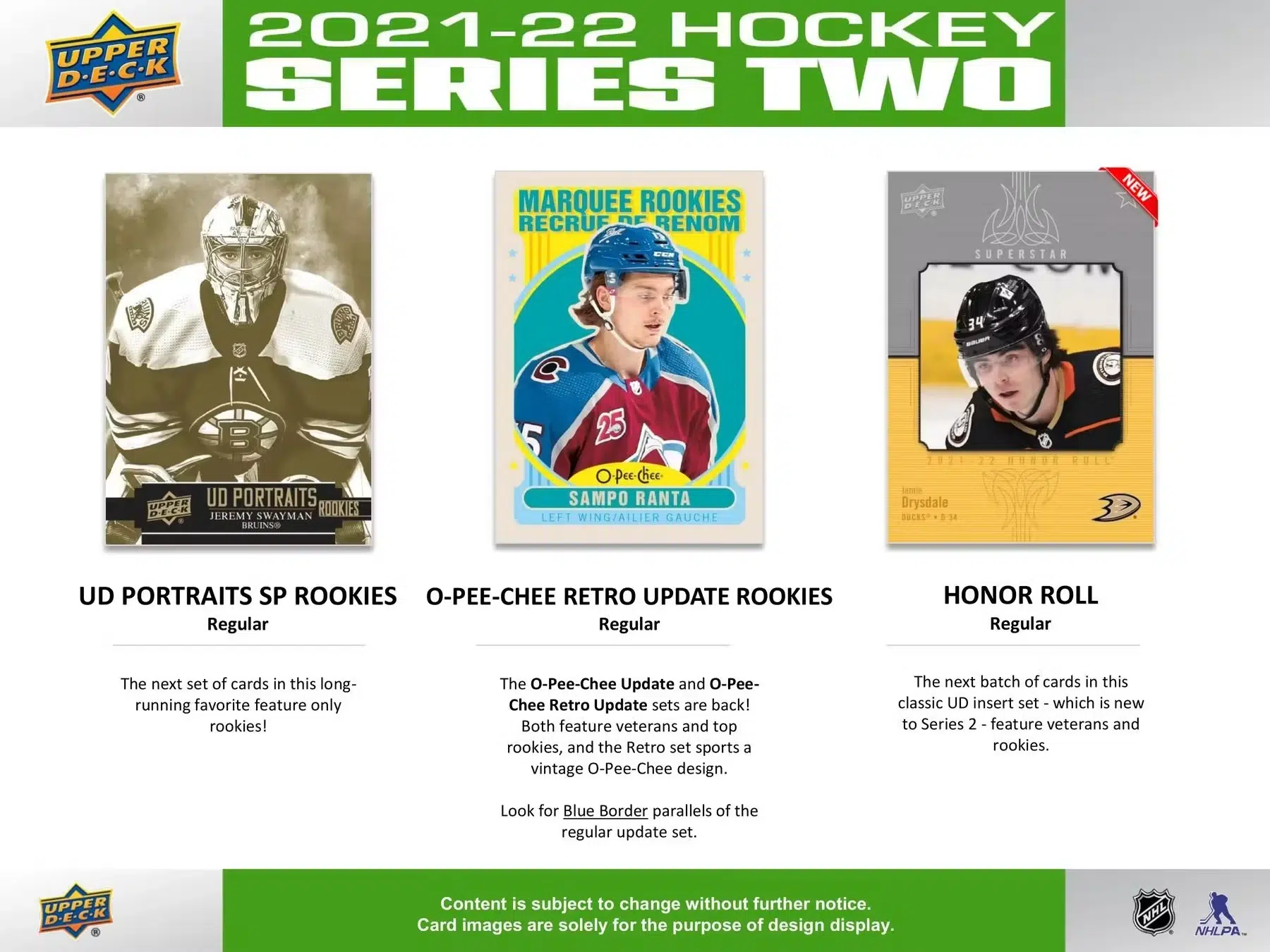 2021-22 Upper Deck Series Two Hockey NHL Tin