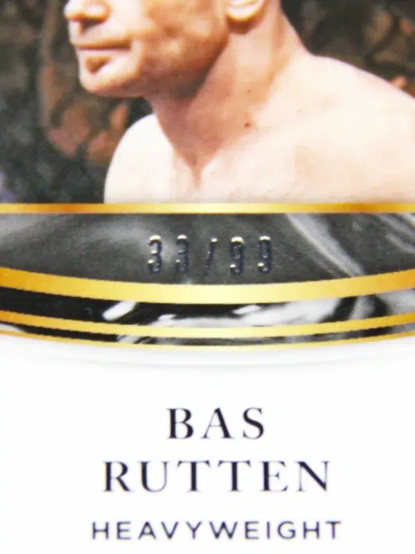 2021 Bas Rutten #SG-BRT Panini Select UFC Autograph /99
