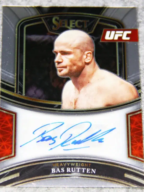 2021 Bas Rutten #SG-BRT Panini Select UFC Autograph /99