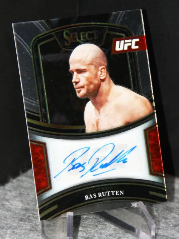 2021 Bas Rutten #SG-BRT Panini Select UFC Autograph /99