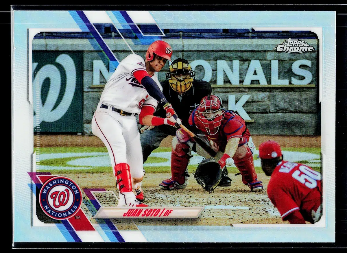 2021 Juan Soto #150 Topps Chrome Refractor - front